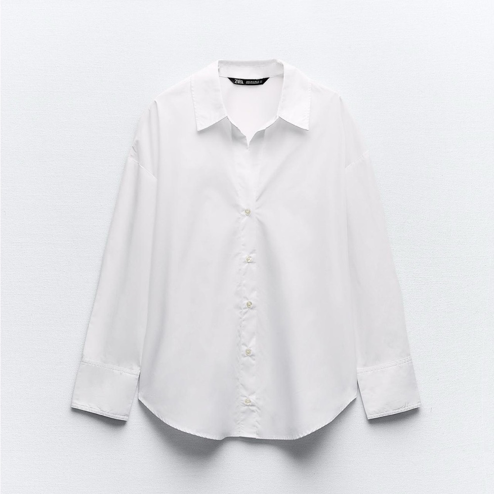 ZARA Poplin Button Up Shirt